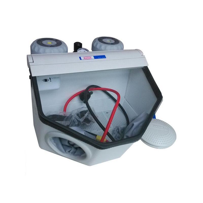 新的喷砂机，有2张钢笔